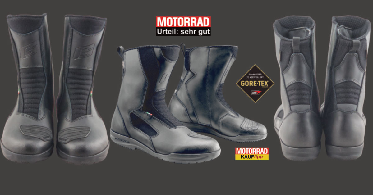 news-gaerne-vento-5-Testsieger-1200-628 Motorrad, Nr. 12-2021, Stiefel, Test, Urteil, SEHR GUT, Gaerne, Vento, Gore-Tex, Made in Italy, Motorrad Stiefel, wasserdicht, atmungsaktiv, entspricht EN 13634:2017, Gaerne Vento Goretex,gaerne deutschland,gaerne germany, gaerne-moto-boots-germany.de